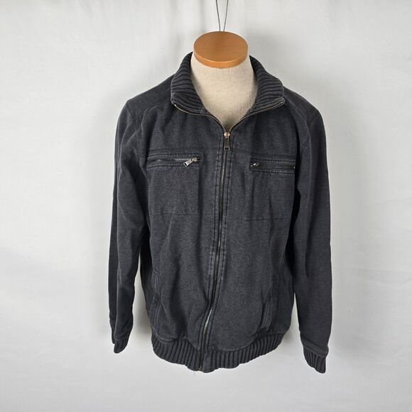 Calvin Klein Other - Calvin Klein Jacket Men's Size Large Gray Zip Up Soft Shell Pockets Long Sleeves